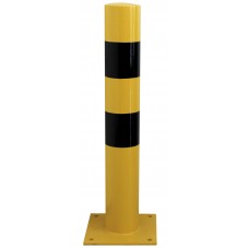 Bolardo pilona protec amarillo negro