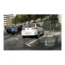 barrera abatible manual para parking Bam instalada