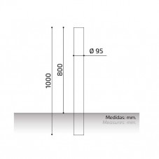 medidas pilona tubular