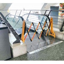 valla plastico polipropileno instalada