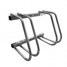 Aparca bicicletas doble para pared Rack