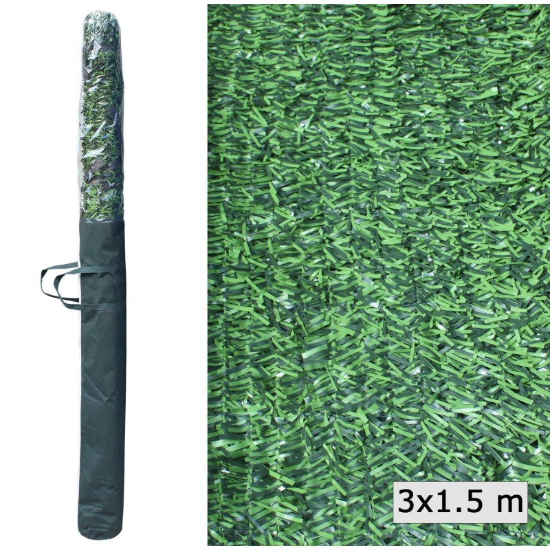 seto artificial verde 3x1,5 m