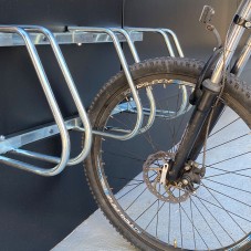 aparcabiciletas rack para 3 bicis pared
