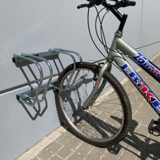 Aparca bicicletas doble para pared Rack