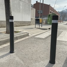 pilonas a-blen negras instaladas